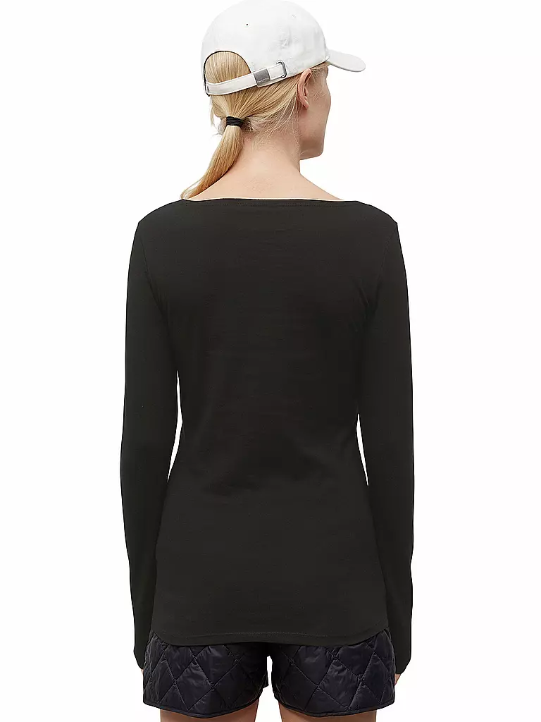 MARC O'POLO | Langarmshirt | Noir