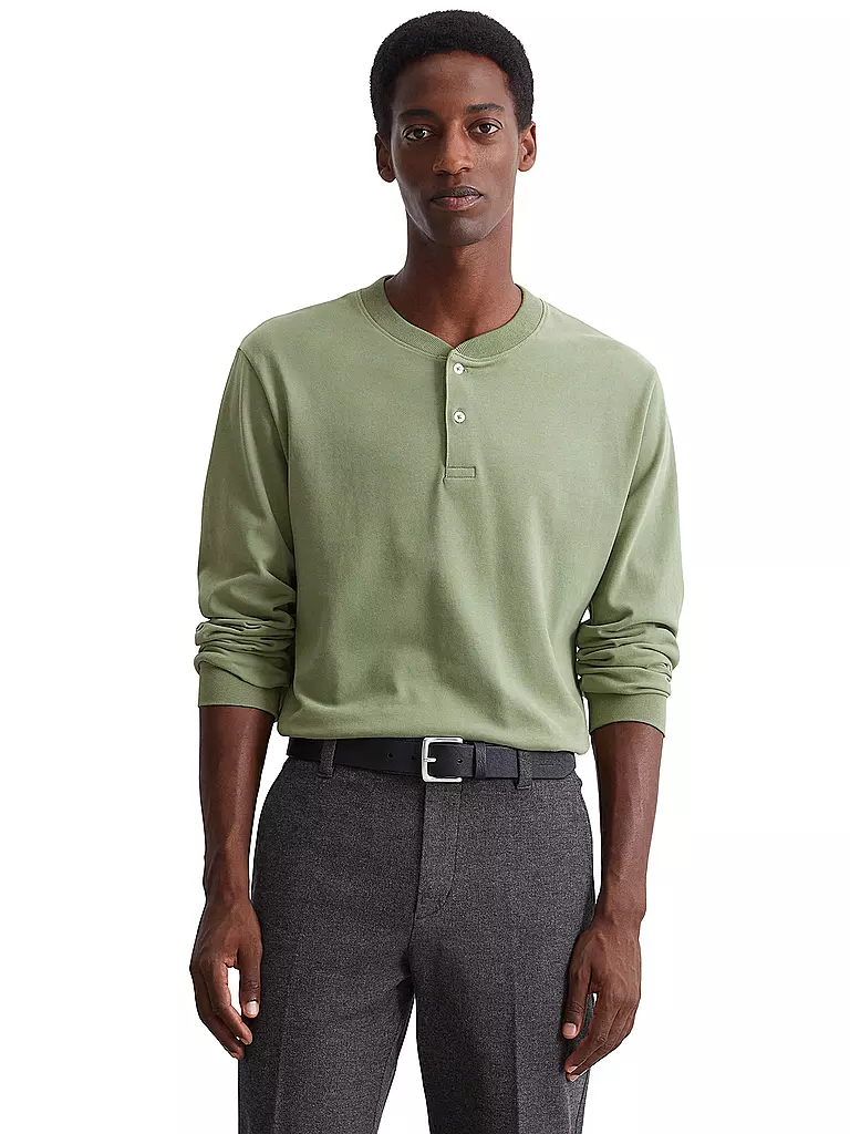 MARC O'POLO | Langarmshirt | Marron