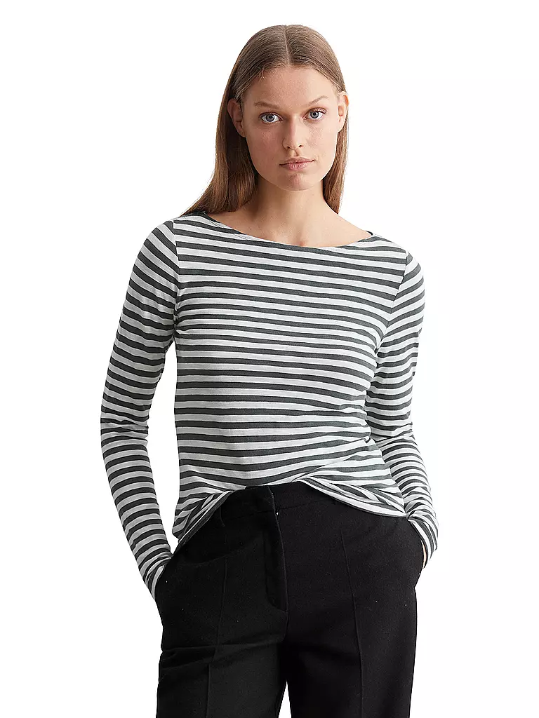 MARC O'POLO | Langarmshirt | Blanc