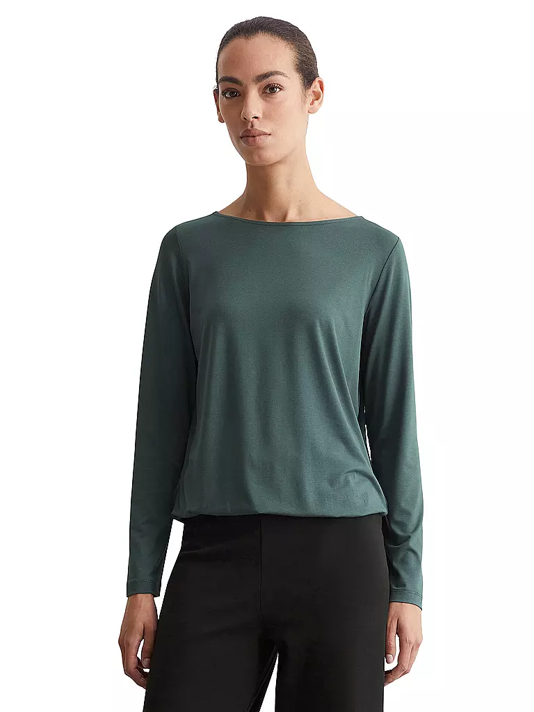 MARC O'POLO | Langarmshirt | Vert foncé