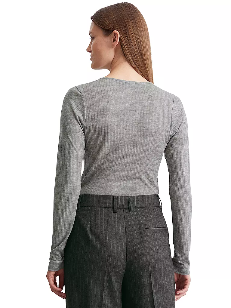 MARC O'POLO | Langarmshirt | Gris