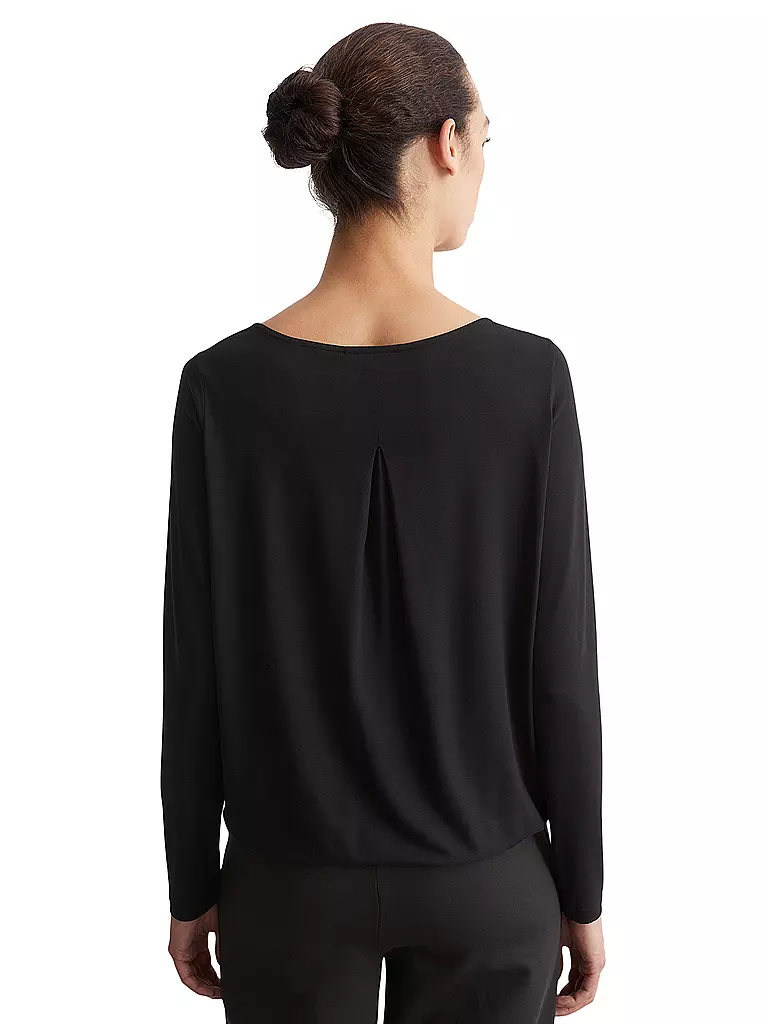 MARC O'POLO | Langarmshirt | Noir