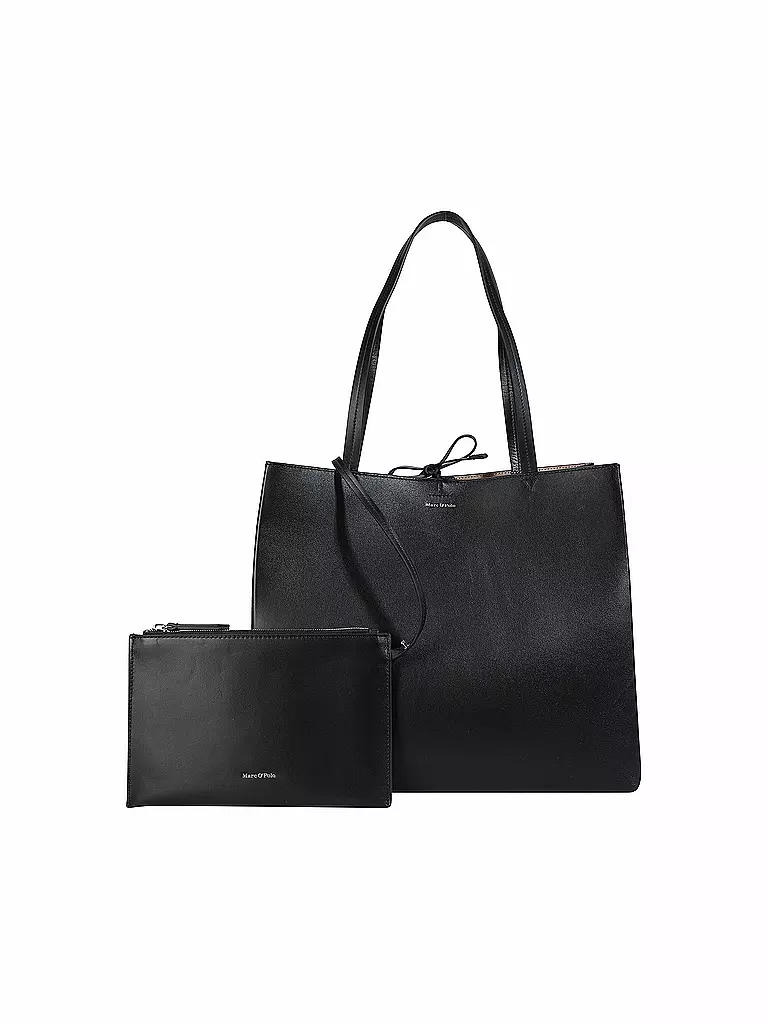 MARC O'POLO | Ledertasche - Shopper Large | Noir