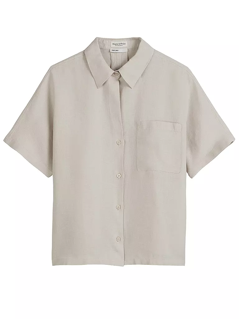 MARC O'POLO | Leinenbluse | Gris clair