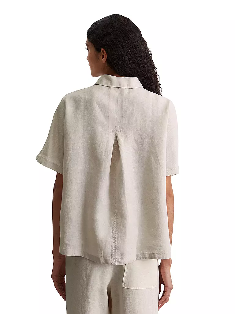 MARC O'POLO | Leinenbluse | Gris clair