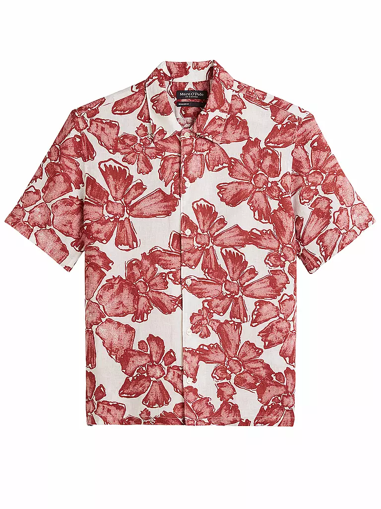MARC O'POLO | Leinenhemd Regular Fit  | Rouge