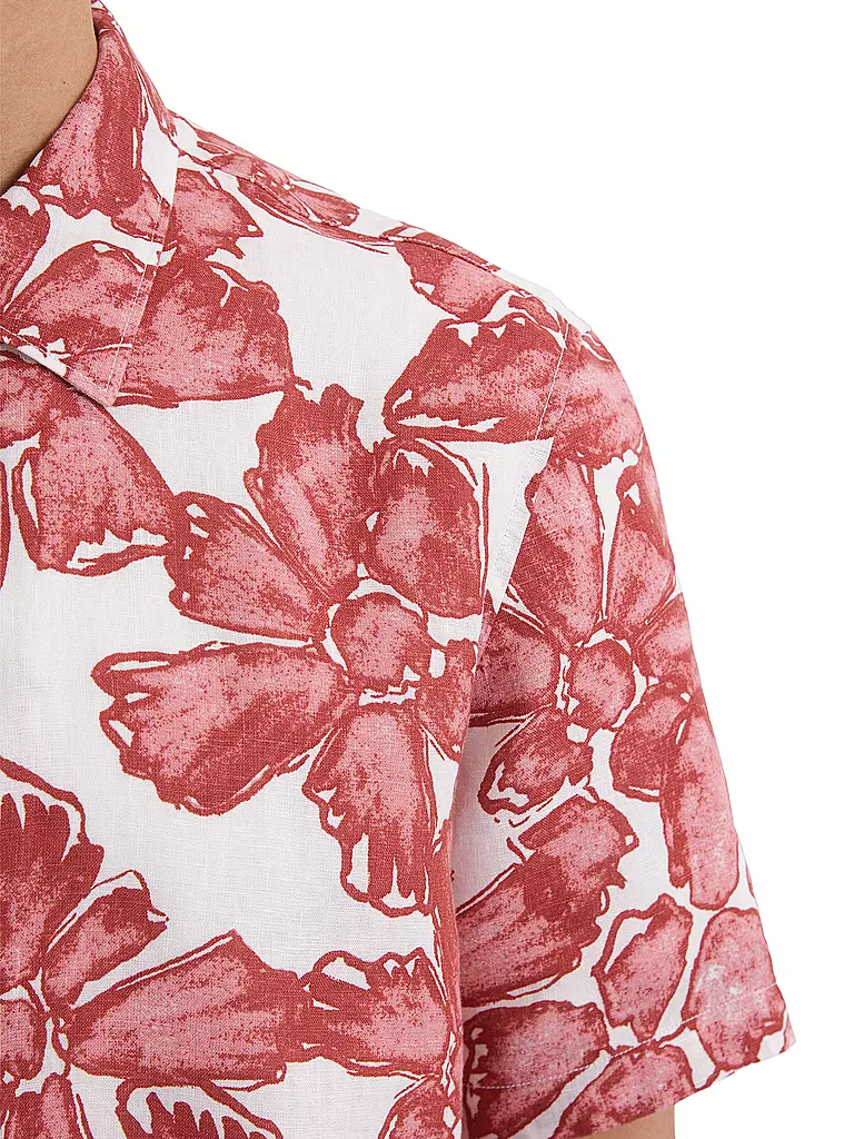 MARC O'POLO | Leinenhemd Regular Fit  | Rouge