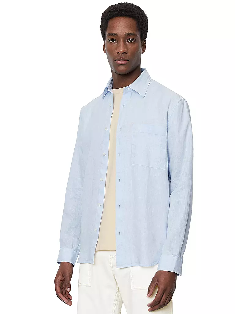 MARC O'POLO | Leinenhemd Regular Fit | Bleu clair