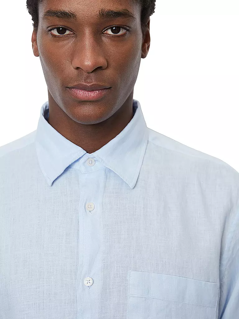 MARC O'POLO | Leinenhemd Regular Fit | Bleu clair