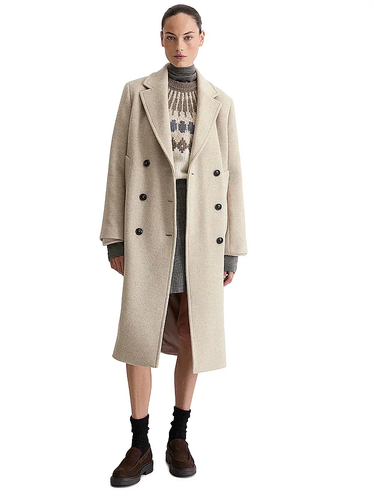 MARC O'POLO | Manteau en laine | Crème