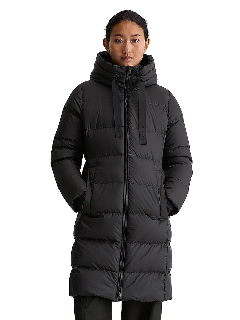 MARC O'POLO | Manteau matelassé en duvet | schwarz