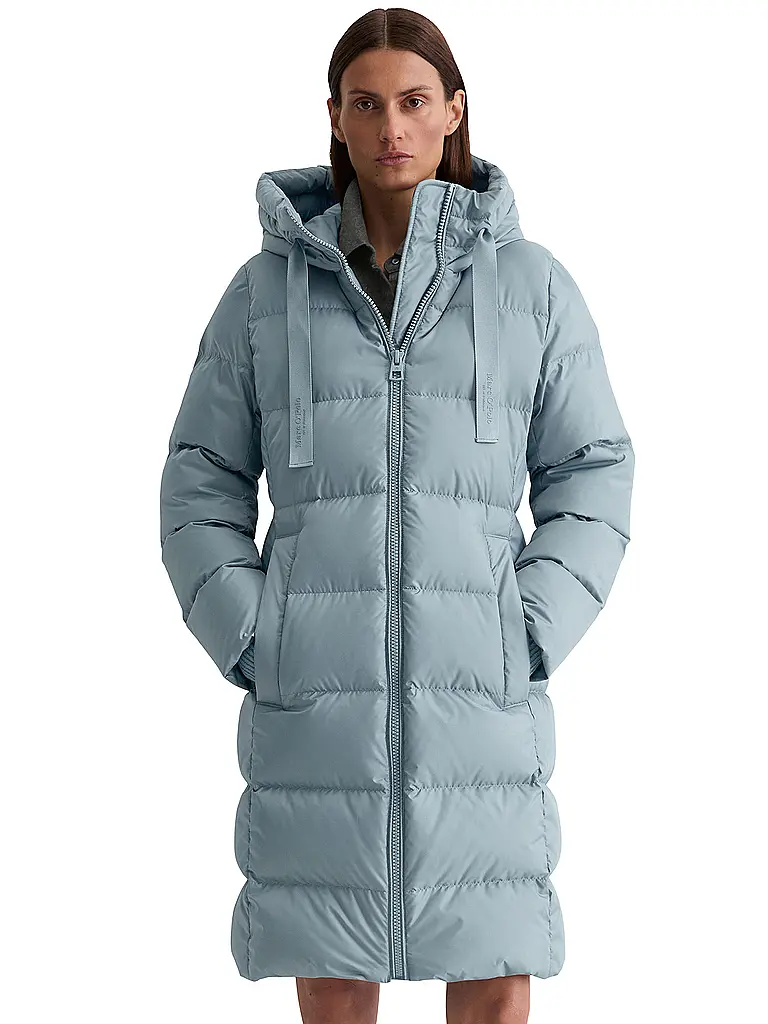 MARC O'POLO | Manteau matelassé en duvet | Bleu clair
