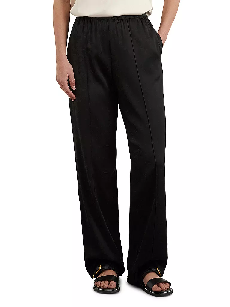 MARC O'POLO | Marlenehose | schwarz
