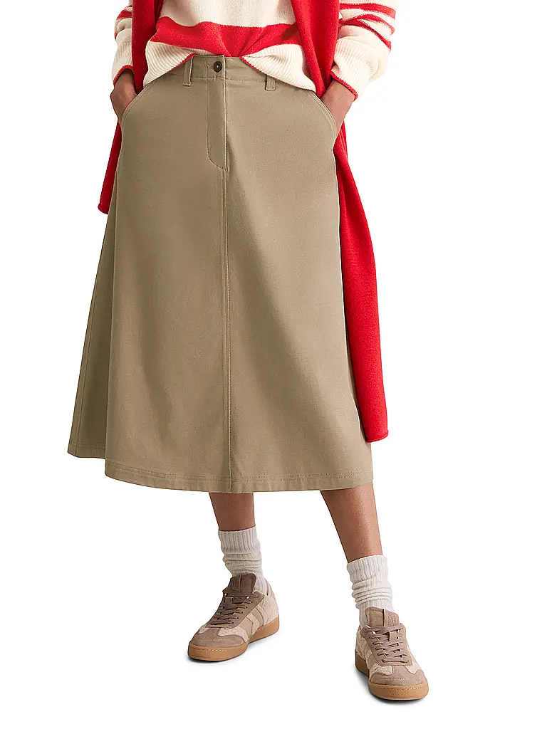 MARC O'POLO | Midi-jupe | Marron