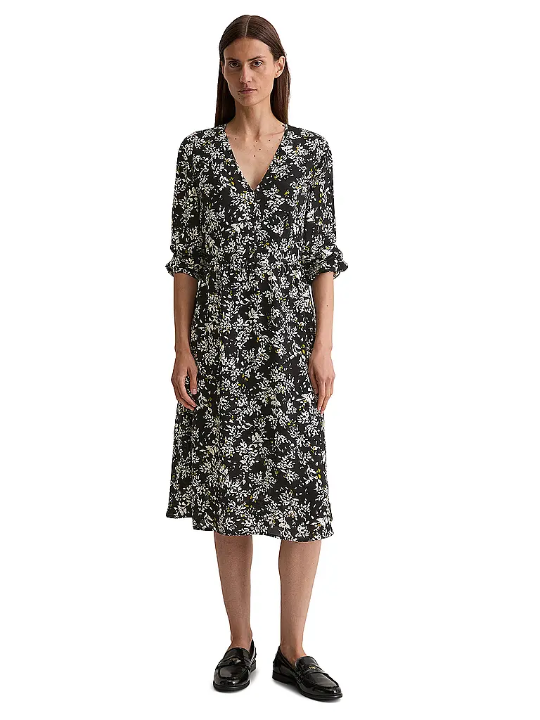 MARC O'POLO | Midikleid | schwarz