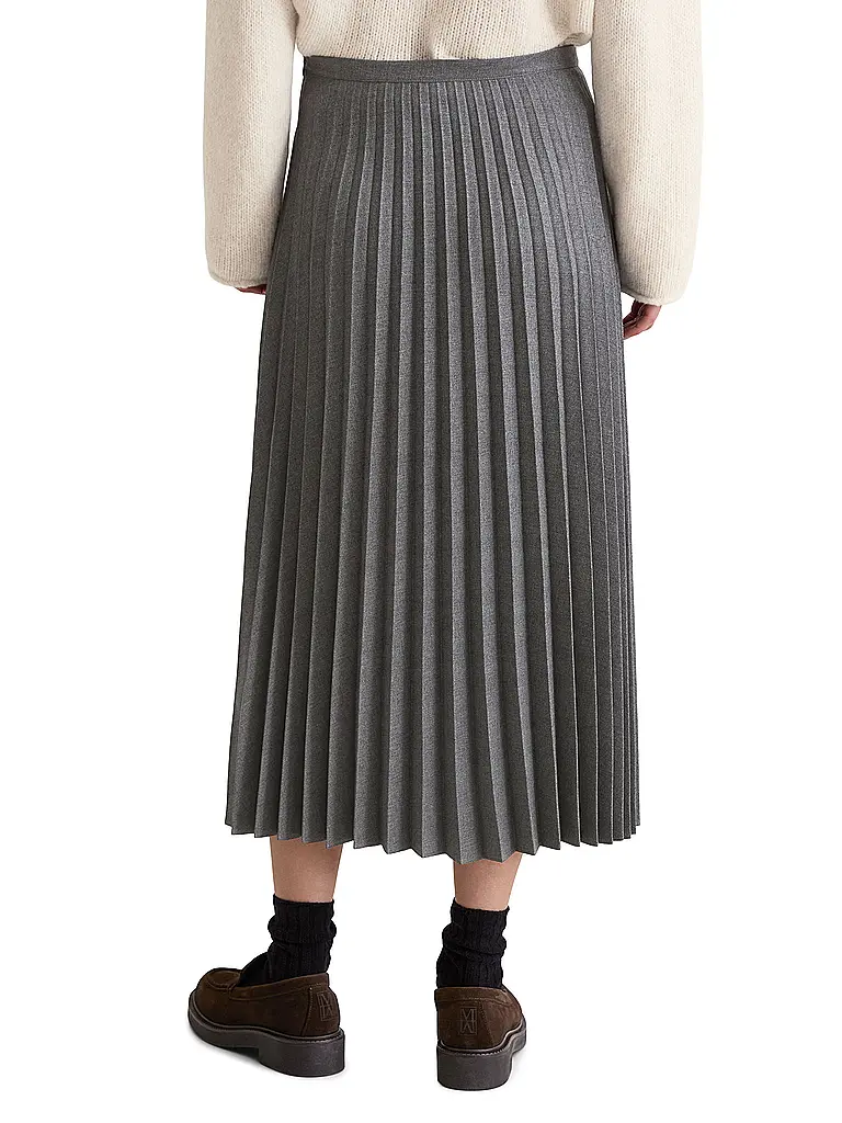 MARC O'POLO | Midirock
Marke: MARC O'POLO
Farbe: grau
Kategorien: Mode,Damen

Material: Polyester / Polyamid
Musterung: Unifarben
Stil: Casual,Pure
Details: Plissee | 