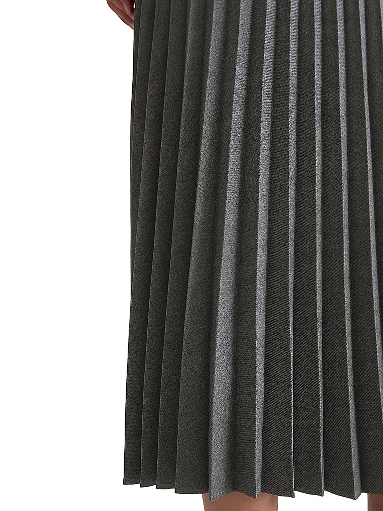 MARC O'POLO | Midirock
Marke: MARC O'POLO
Farbe: grau
Kategorien: Mode,Damen

Material: Polyester / Polyamid
Musterung: Unifarben
Stil: Casual,Pure
Details: Plissee | 