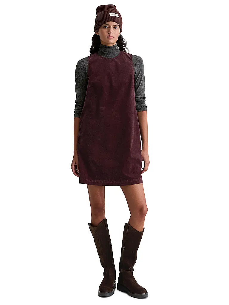 MARC O'POLO | Mini-robe | dunkelrot