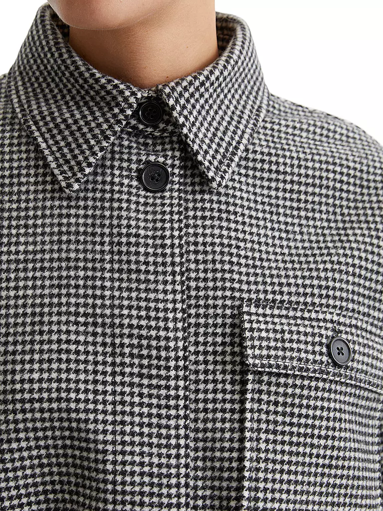 MARC O'POLO | Overshirt Boxy Fit | Noir