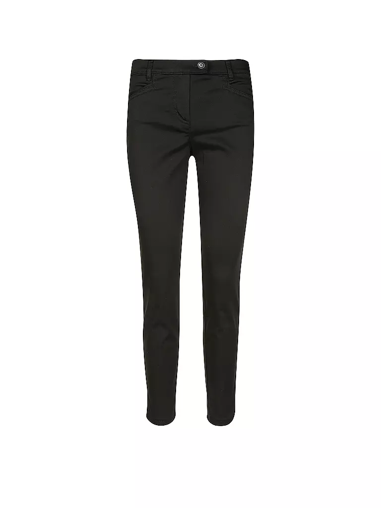 MARC O'POLO | Pantalon "Laxa" (taille haute) | schwarz