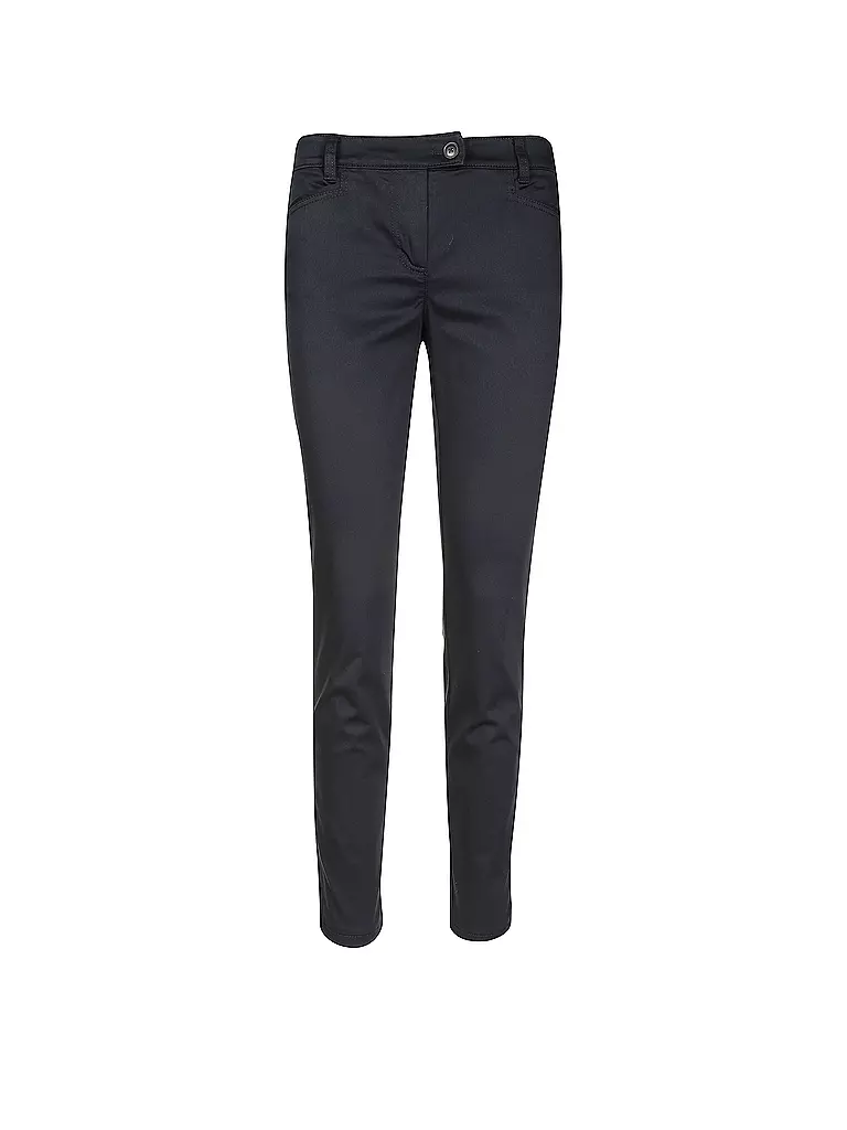 MARC O'POLO | Pantalon "Laxa" (taille haute) | dunkelblau