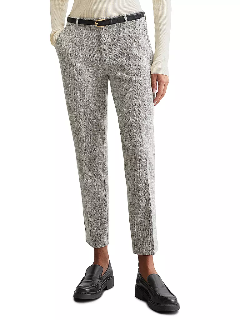 MARC O'POLO | Pantalon business 7/8 | grau