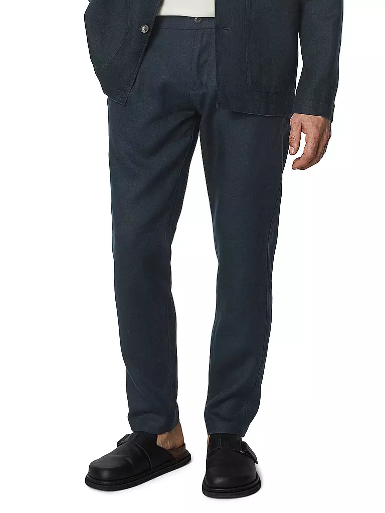 MARC O'POLO | Pantalon en lin OSBY | dunkelblau