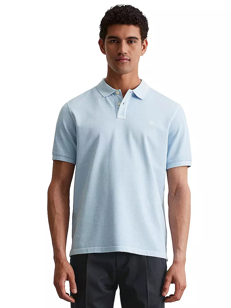 MARC O'POLO | Poloshirt Coupe Regular | hellblau