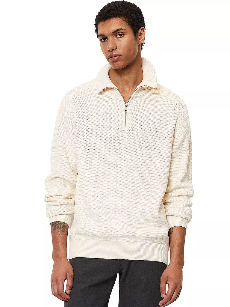 MARC O'POLO | Pull Troyer | weiss
