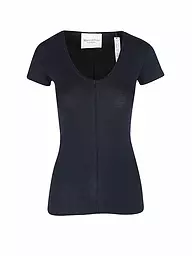 MARC O'POLO | Pyjamashirt SOFT SENSATION | Bleu foncé