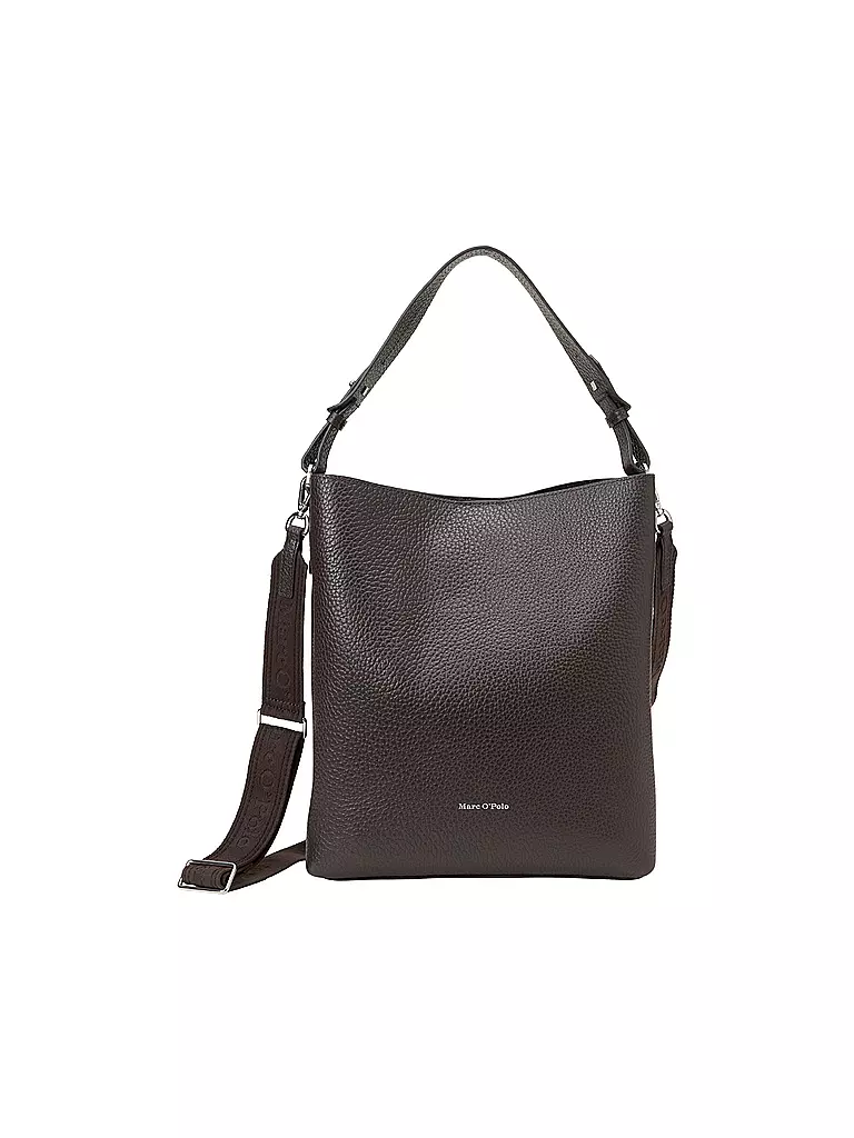MARC O'POLO | Sac en cuir - Hobo Bag Medium | braun