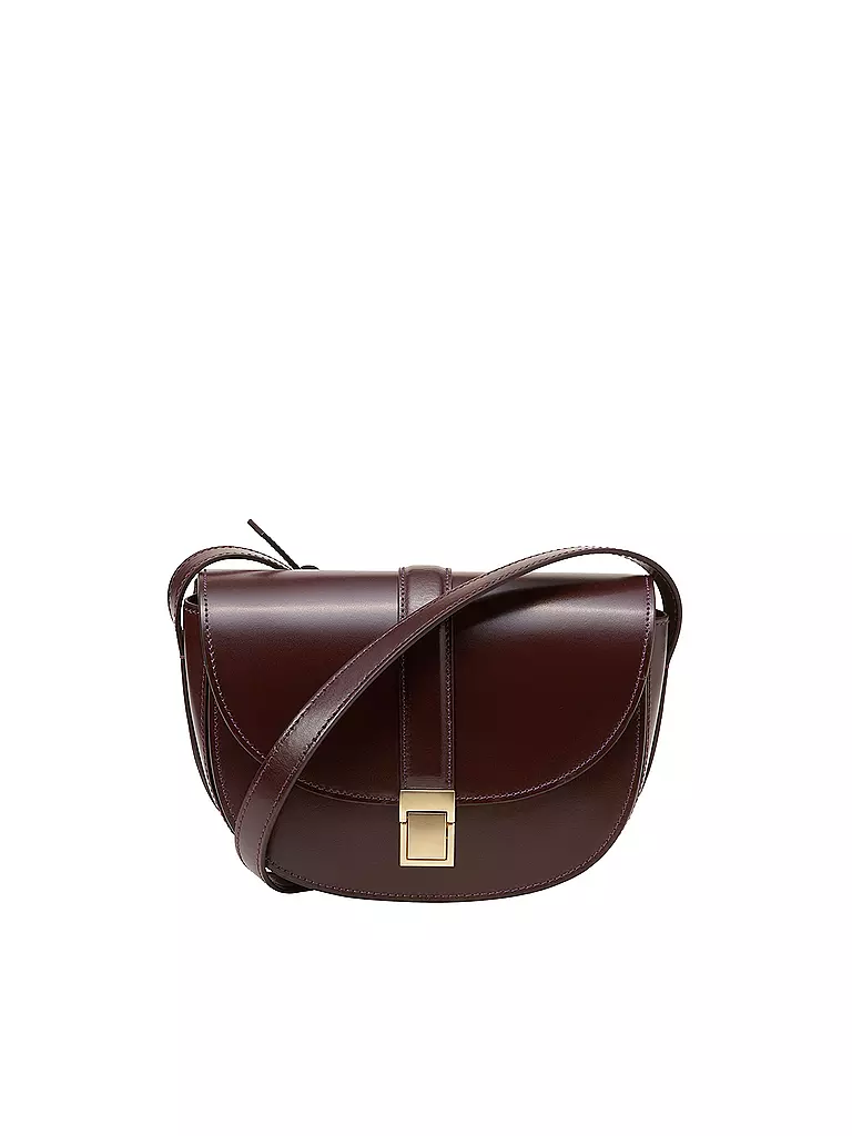 MARC O'POLO | Sac en cuir - Petit sac bandoulière | Rouge foncé