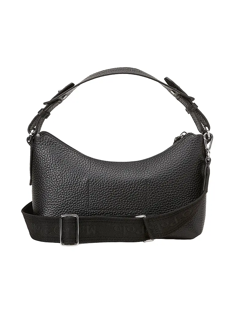MARC O'POLO | Sac en cuir - Sac bandoulière moyen | schwarz