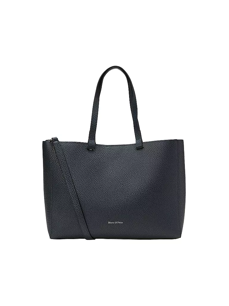 MARC O'POLO | Sac en cuir - Shopper Medium | dunkelblau