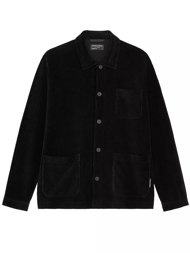 MARC O'POLO | Samtjacke  | Noir