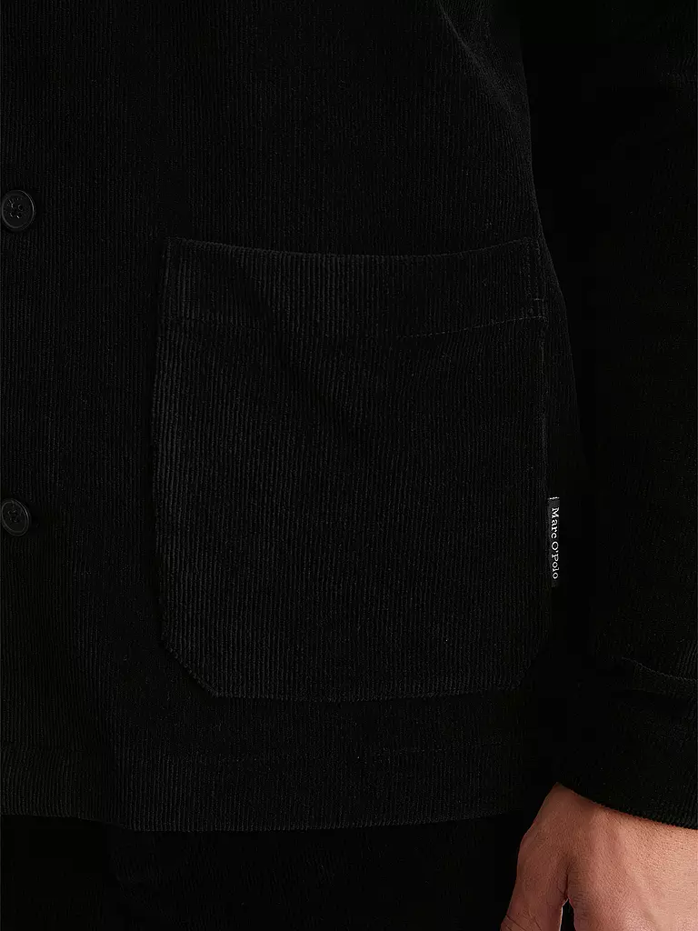 MARC O'POLO | Samtjacke  | Noir