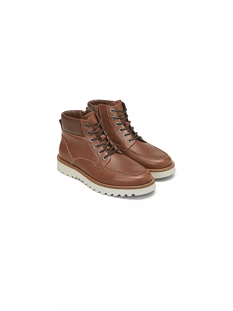 MARC O'POLO | Schnürboots | Marron clair