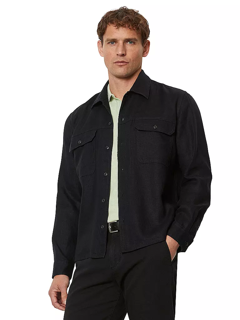 MARC O'POLO | Surchemise | schwarz