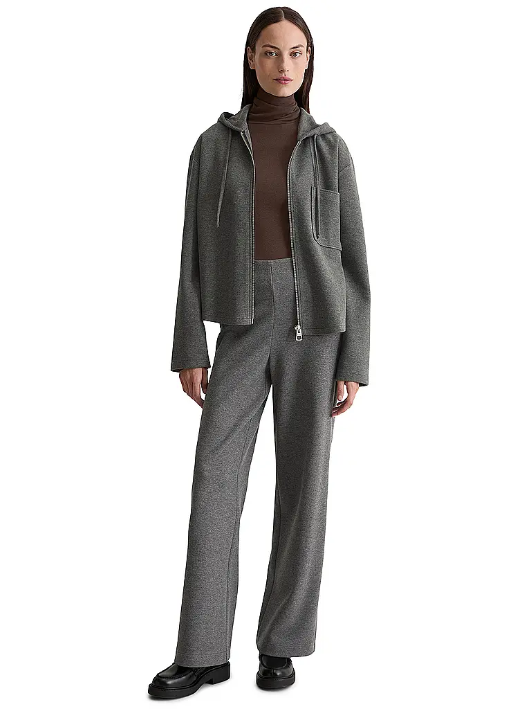 MARC O'POLO | Sweatjacke | grau