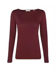 MARC O'POLO | Langarmshirt | Rouge foncé