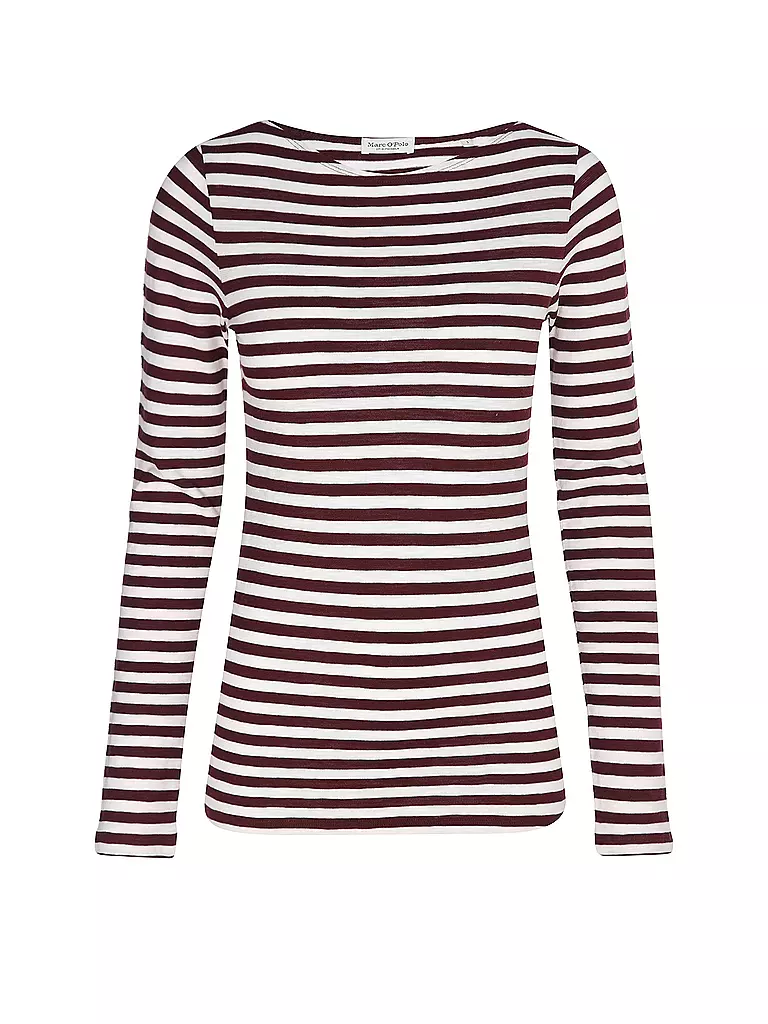 MARC O'POLO | T-shirt à manches longues | dunkelrot