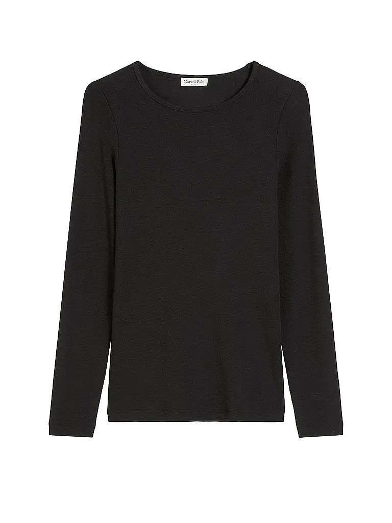 MARC O'POLO | T-shirt à manches longues | schwarz
