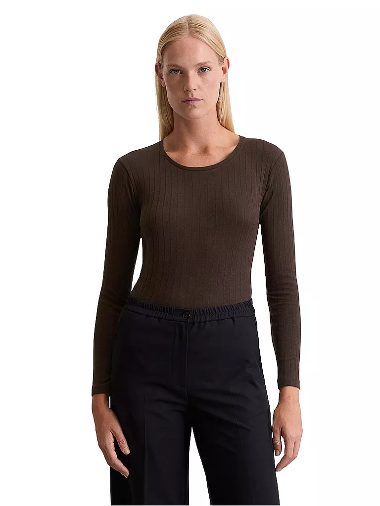 MARC O'POLO | T-shirt à manches longues | braun