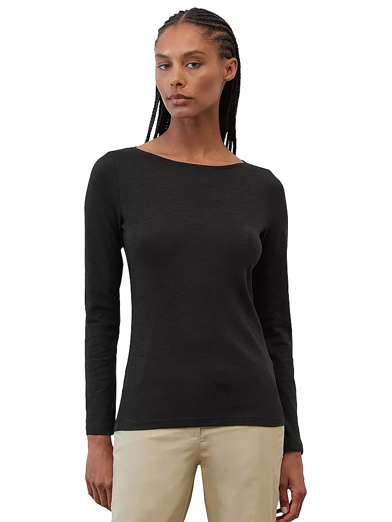 MARC O'POLO | T-shirt à manches longues | schwarz
