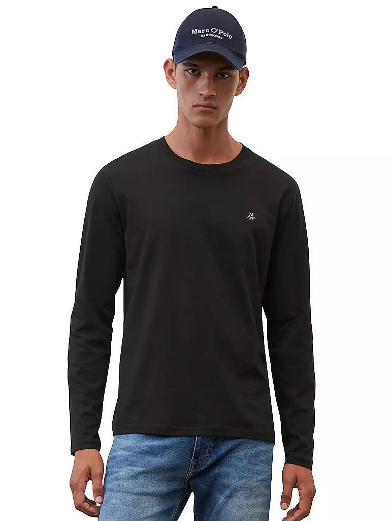 MARC O'POLO | T-shirt à manches longues | schwarz