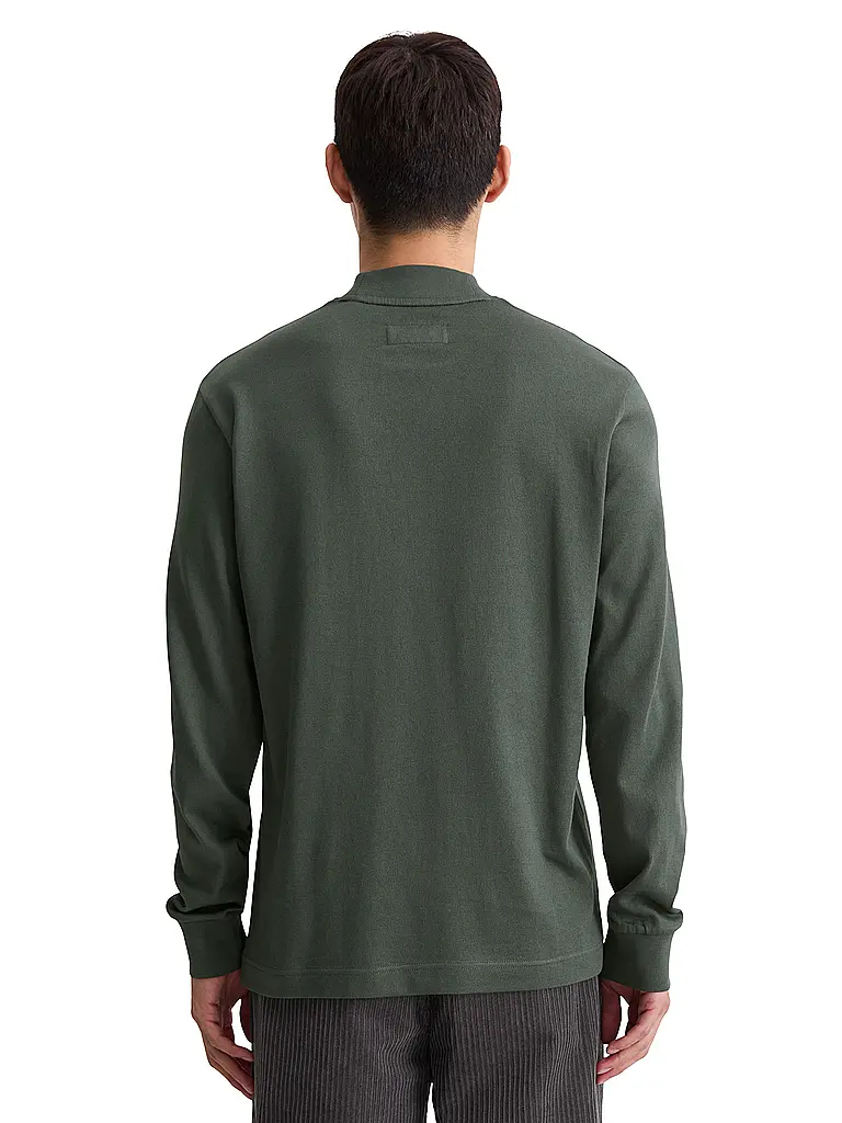 MARC O'POLO | T-shirt à manches longues | dunkelgrün
