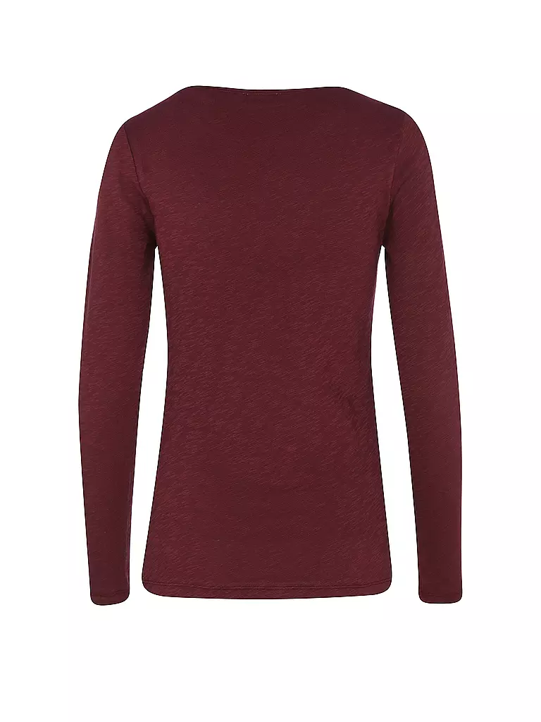 MARC O'POLO | T-shirt à manches longues | dunkelrot