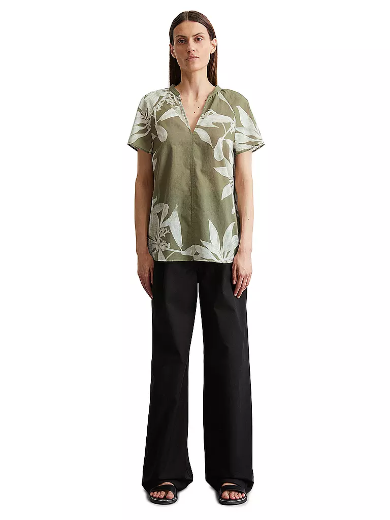 MARC O'POLO | T-shirt blouse | Olive