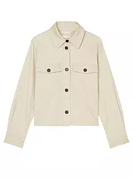 MARC O'POLO | Veste aspect cuir | Beige