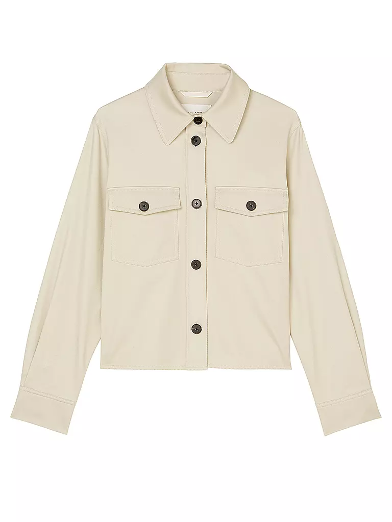 MARC O'POLO | Veste aspect cuir | beige